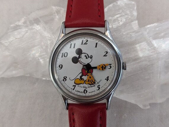 Lorus Mickey Mouse Watch, Vintage 1990's Disney C… - image 1