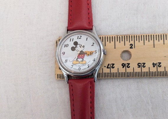 Lorus Mickey Mouse Watch, Vintage 1990's Disney C… - image 9