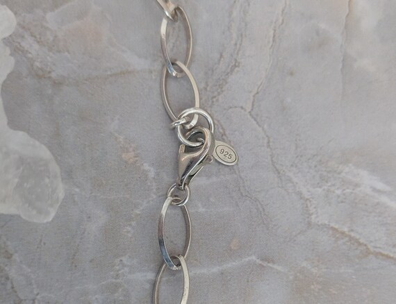 Artisan Abalone Sterling Silver Pendant Necklace:… - image 9