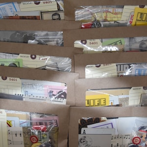 35+ pieces Junk Journal Ephemera Sample Pack