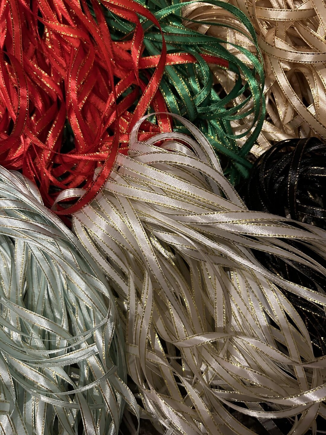 12 Yard 1/4 Inch Ribbon Gold 2 - Etsy