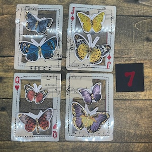 Butterfly Playing Card ephemera