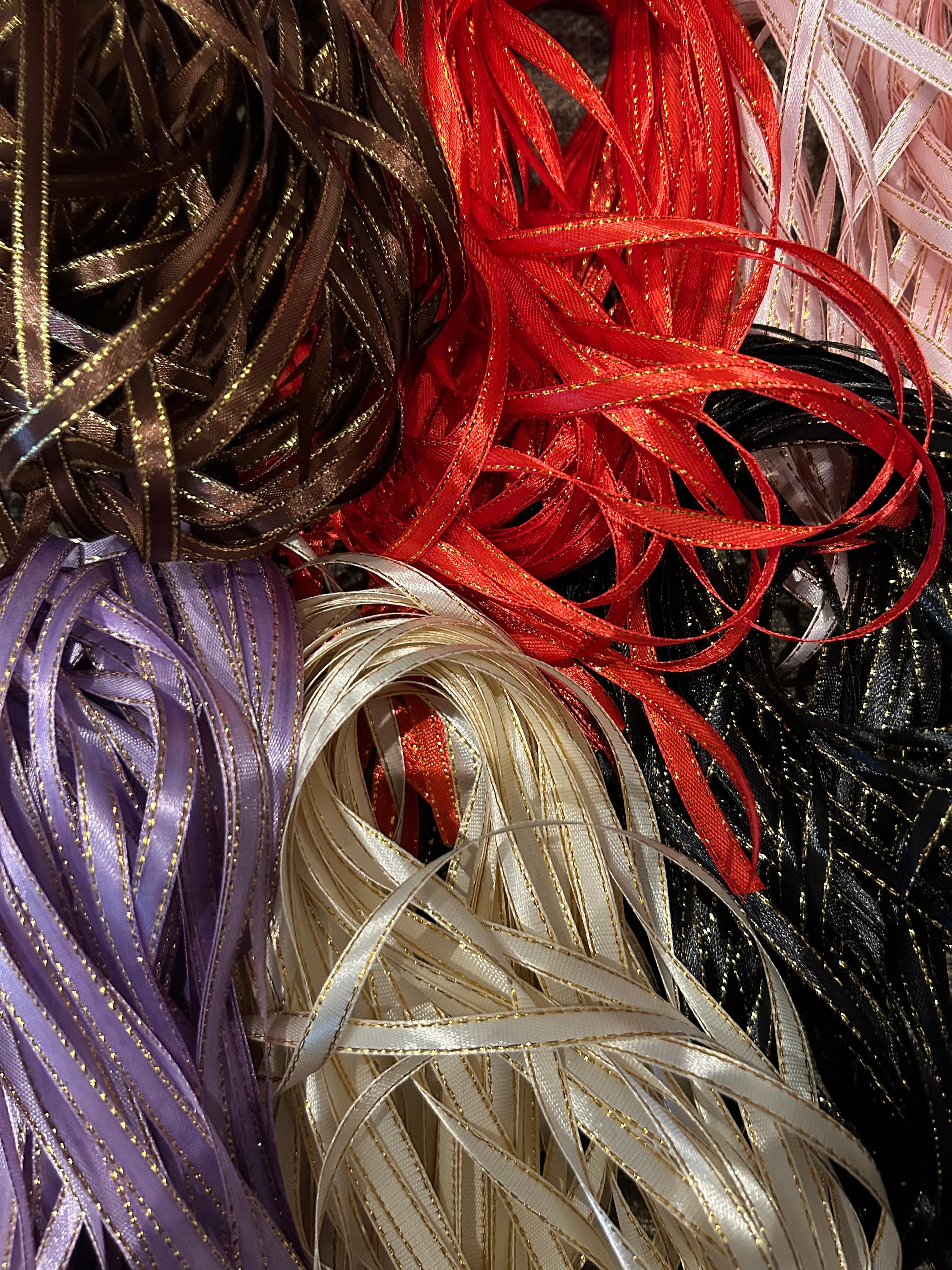 12 Yard 1/4 Inch Ribbon Gold 4 - Etsy