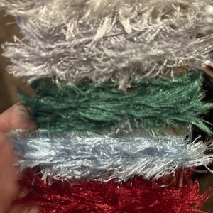 10 Yards Christmas Eyelash Yarn