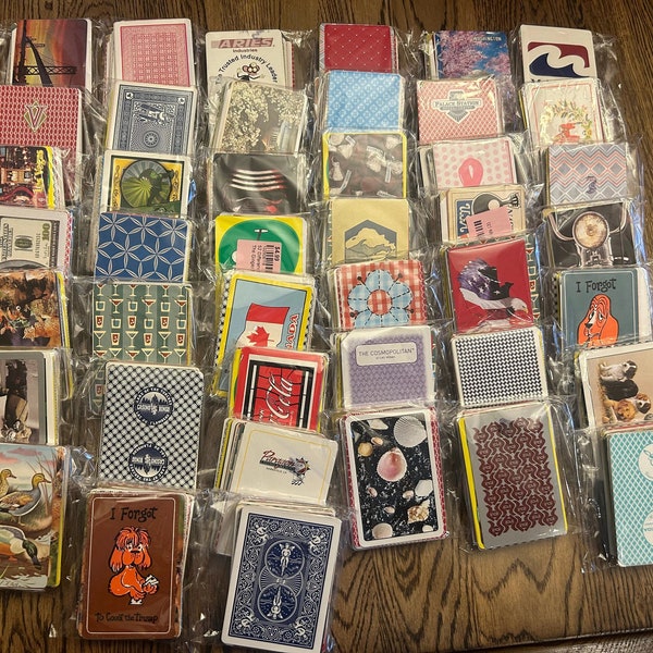 52 different playing cards "3"