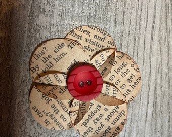 Book/magazine page Flowers