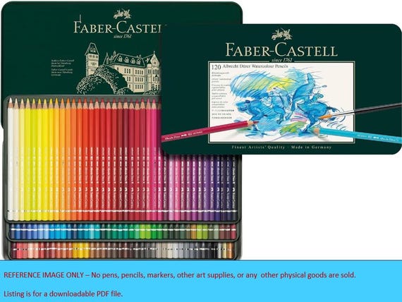 Faber-castell - Albrecht Durer Watercolor - 120 Colored Pencil Set