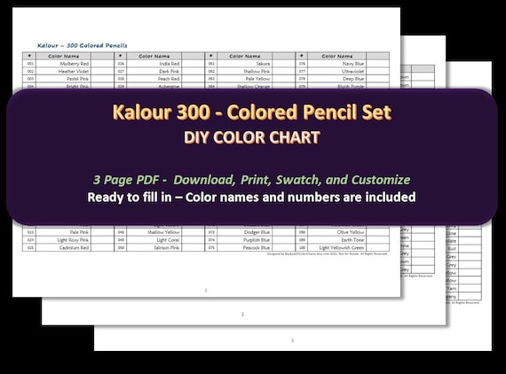 KALOUR Professional Colored Pencils,Set of 300 Colors,Artists Soft