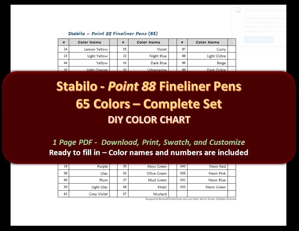 Fineliner STABILO point 88 - pack of 15 colors