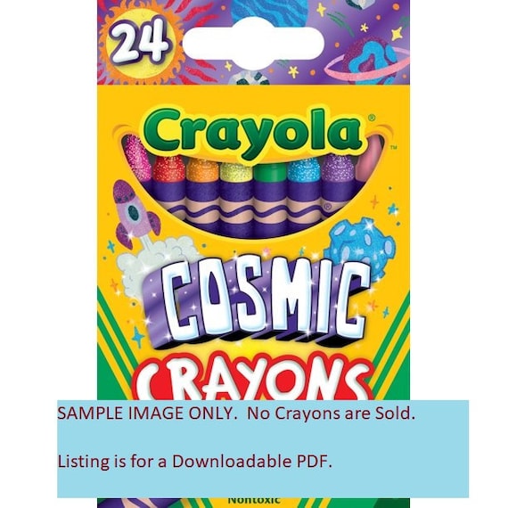 Crayola CRAYONS Collector's BUNDLE 120 Set, Retired Colors, Specialty,  Blank Chart DIY Color Chart / Swatch Sheet Digital Download 