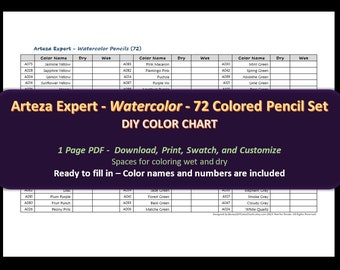 Expert Colored Pencils - Set of 72