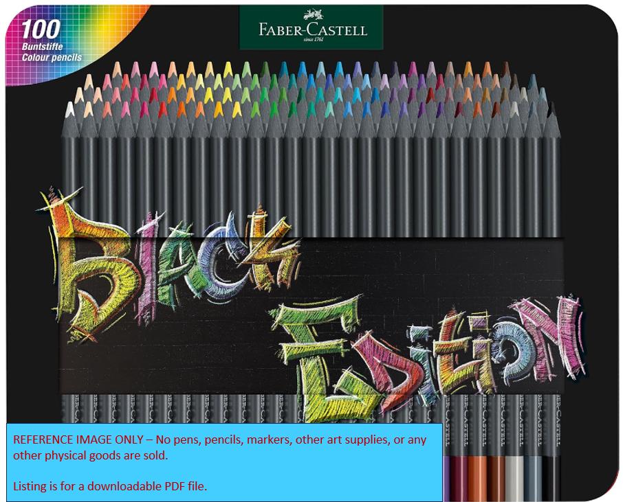 Faber-castell Black Edition / Eco Supersoft - 100 Colored Pencil