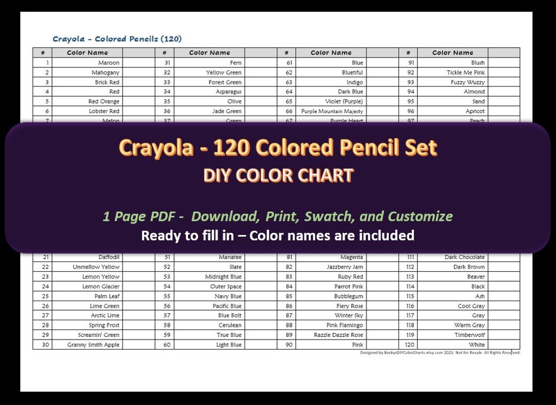 Crayola Artist Grade Colored Pencil (120 Pieces) 