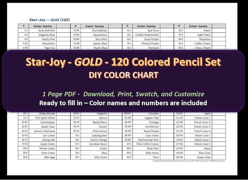 How To Make A Gold Color With Color Pencils at James Whaley blog