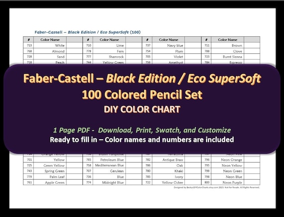 Faber-Castell Supersoft Color Pencil 100 colors