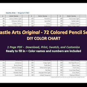 staedtler 72 color chart - Google Search