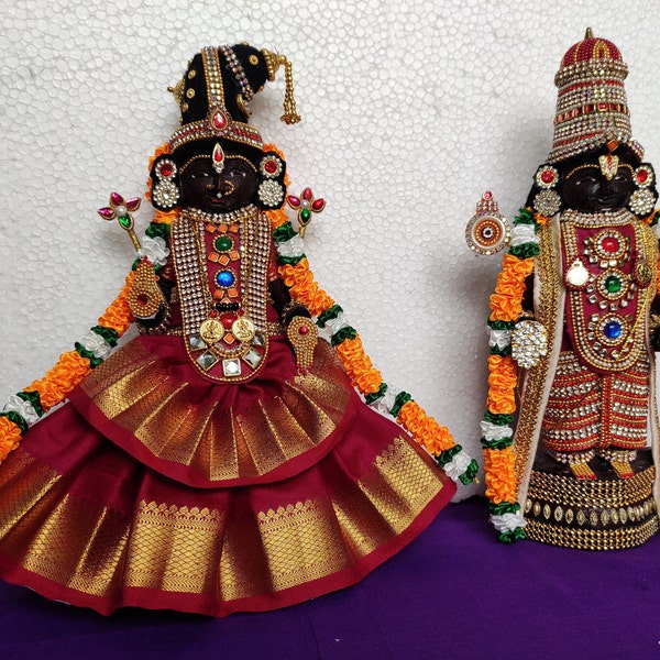 Indian Wooden Marapachi Dolls, Marapachi bommai , Golu doll, Indian god doll, Perumal Thayyar doll,Gift doll,Traditional doll, Decorate doll