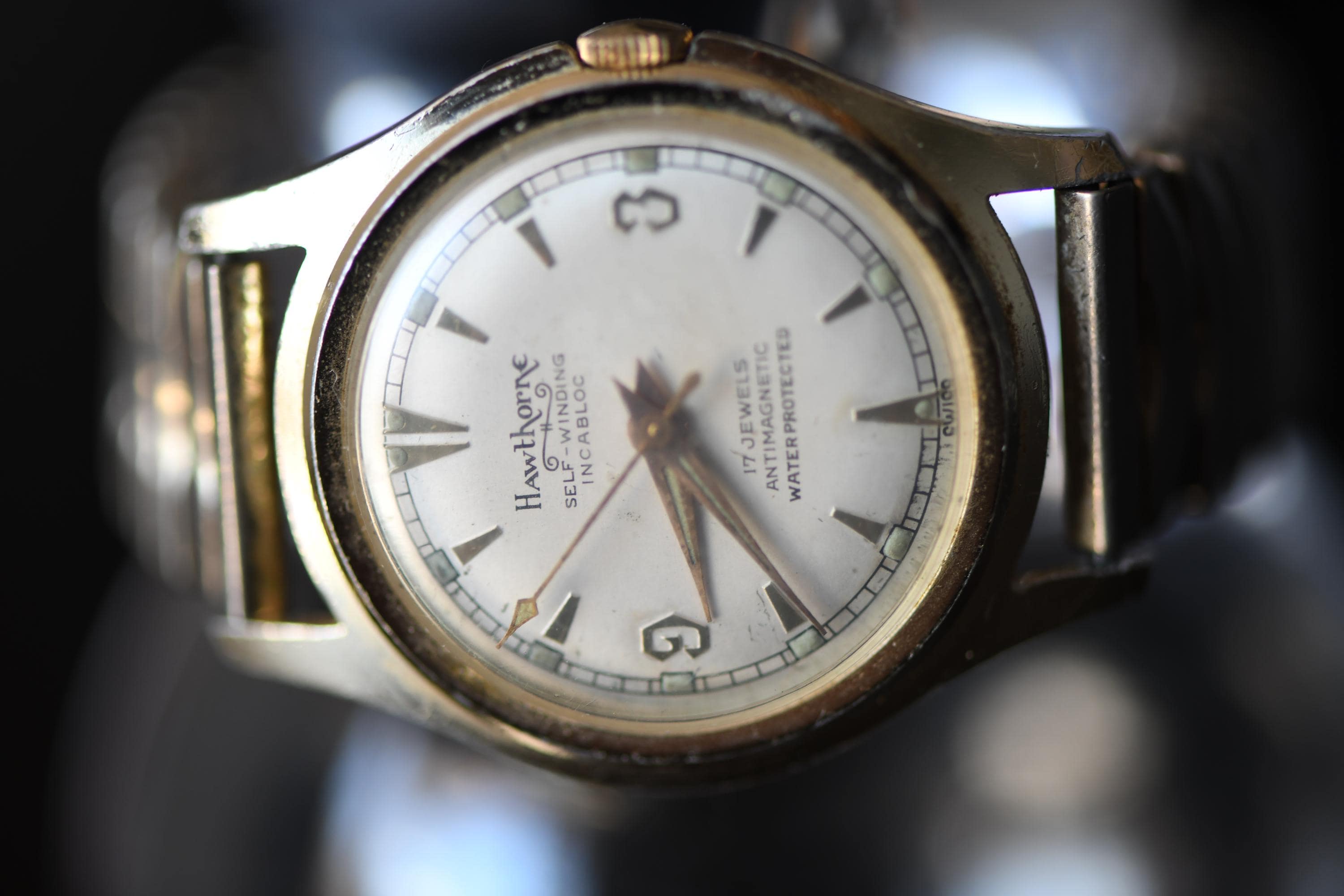 Hawthorne 17 Jewel Vintage Automatic Swiss Watch. - Etsy