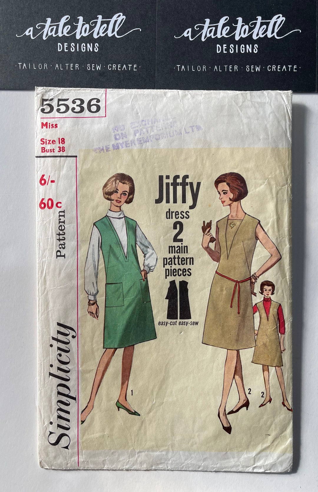 Queens Gambit Vintage Sewing Pattern Simplicity Jiffy 5536 Etsy