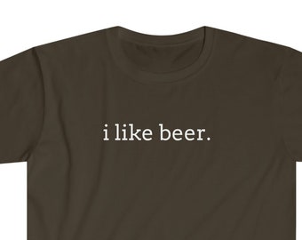 me gusta la cerveza. Camisa, Camisa de cerveza artesanal, Bebedor de cerveza, Amante de la cerveza, Regalos de cerveza, Camisetas de cerveza, Camisa casera, Elaboración de cerveza, Regalo de cervecería