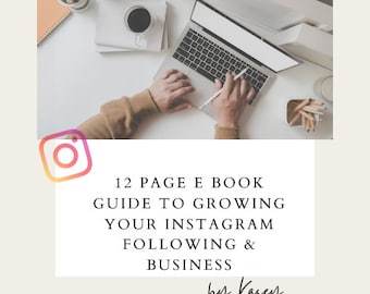 Instagram Growth Guide, Instagram E-book, Instagram Growth Tips and Strategies, Instagram tutorial, Instagram Basics