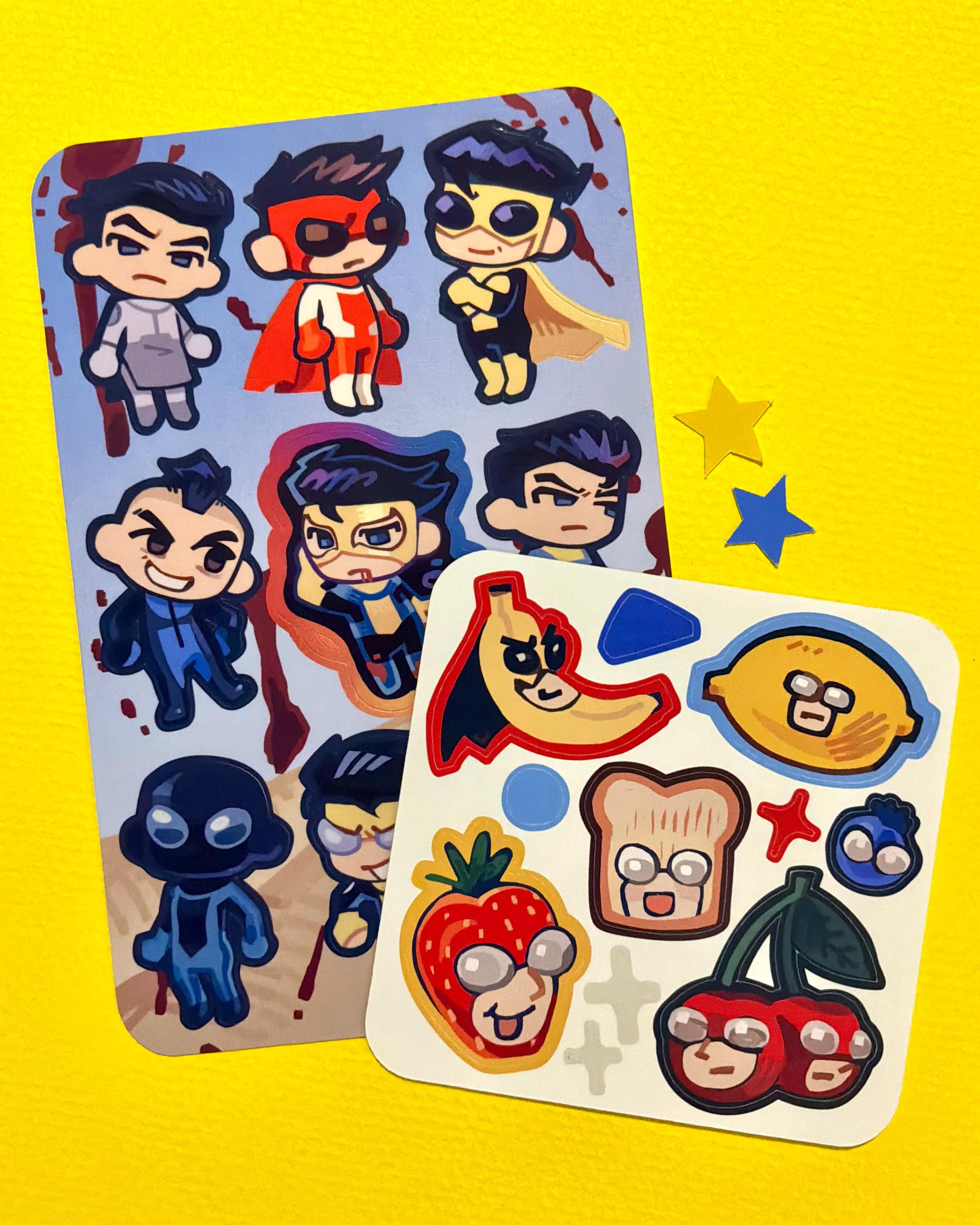 Invincible Sticker Sheets - Etsy