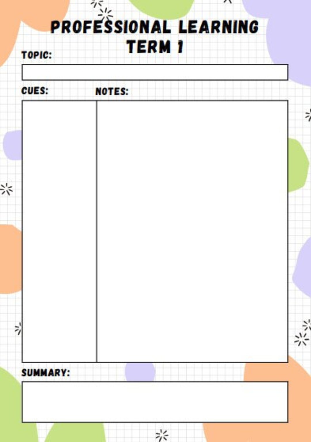 Professional Learning Journal - Etsy