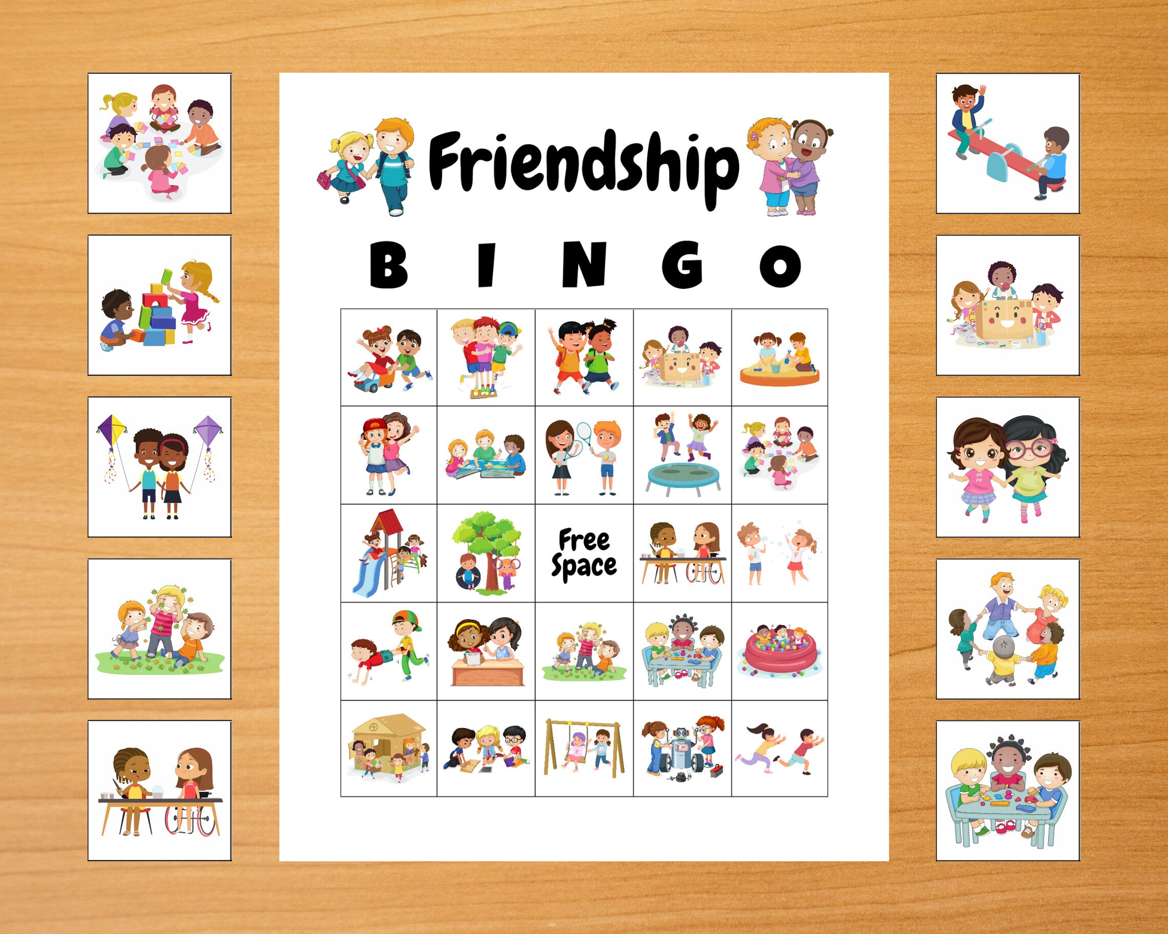 Friendship Bingo Digital Download Printable Play Based Activity ...