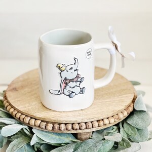 Rae Dunn Dreams take flight double sided Dumbo mug