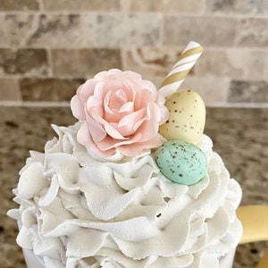 Faux Easter mug topper for Rae Dunn, marshmallow or standard mug