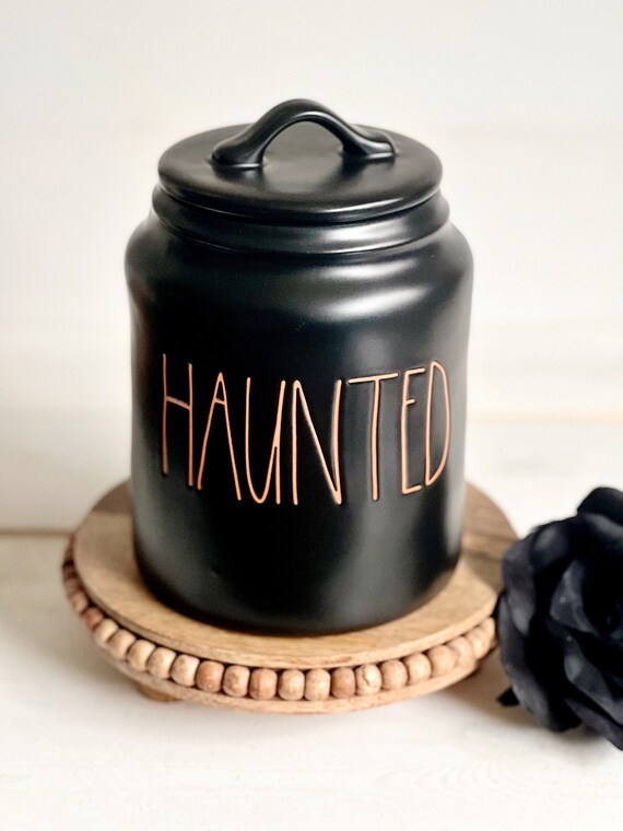Rae Dunn Haunted Canister Etsy