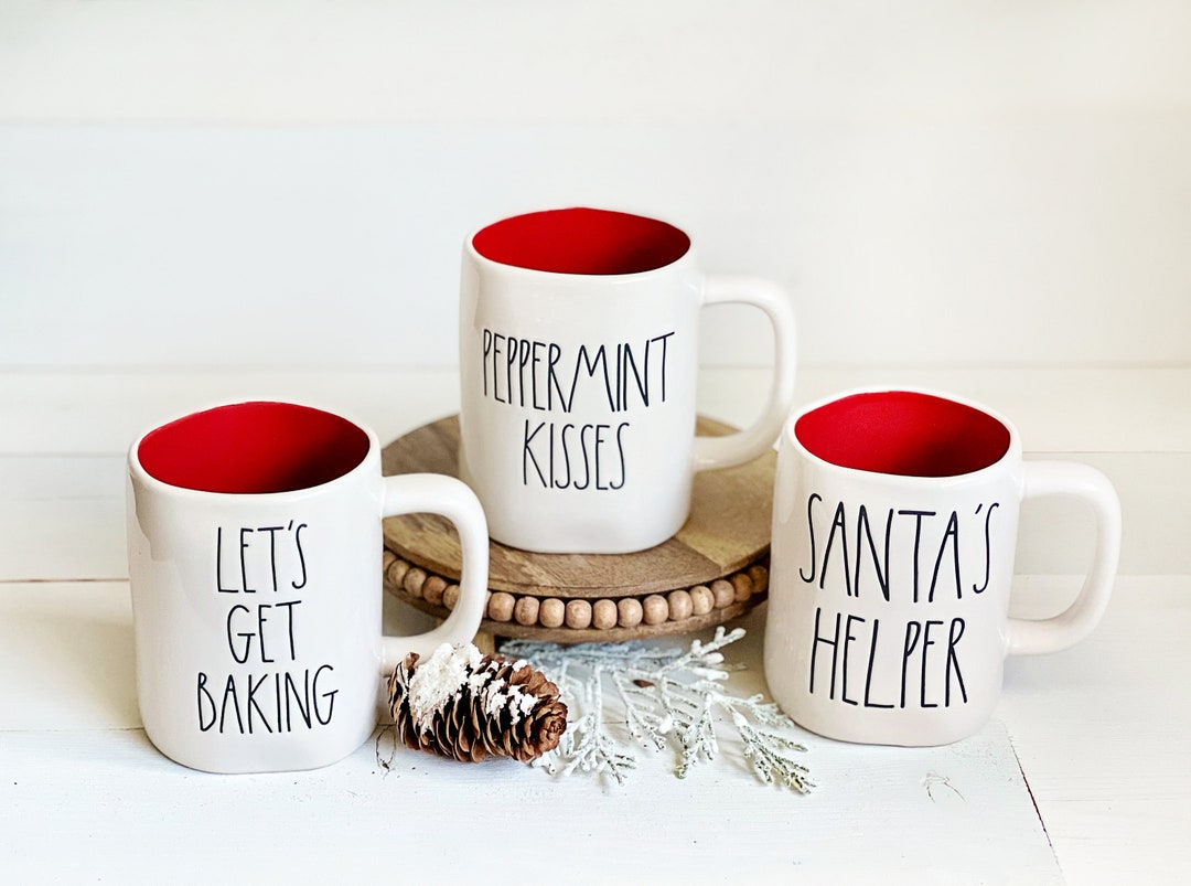Rae Dunn Christmas Mugs - Etsy