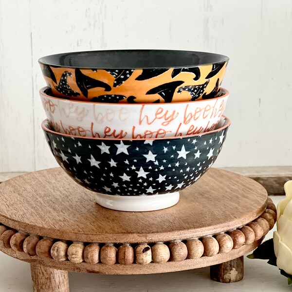 Halloween bowl trio (piccolo)
