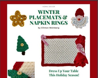 Winter Placemats & Napkin Rings Pattern