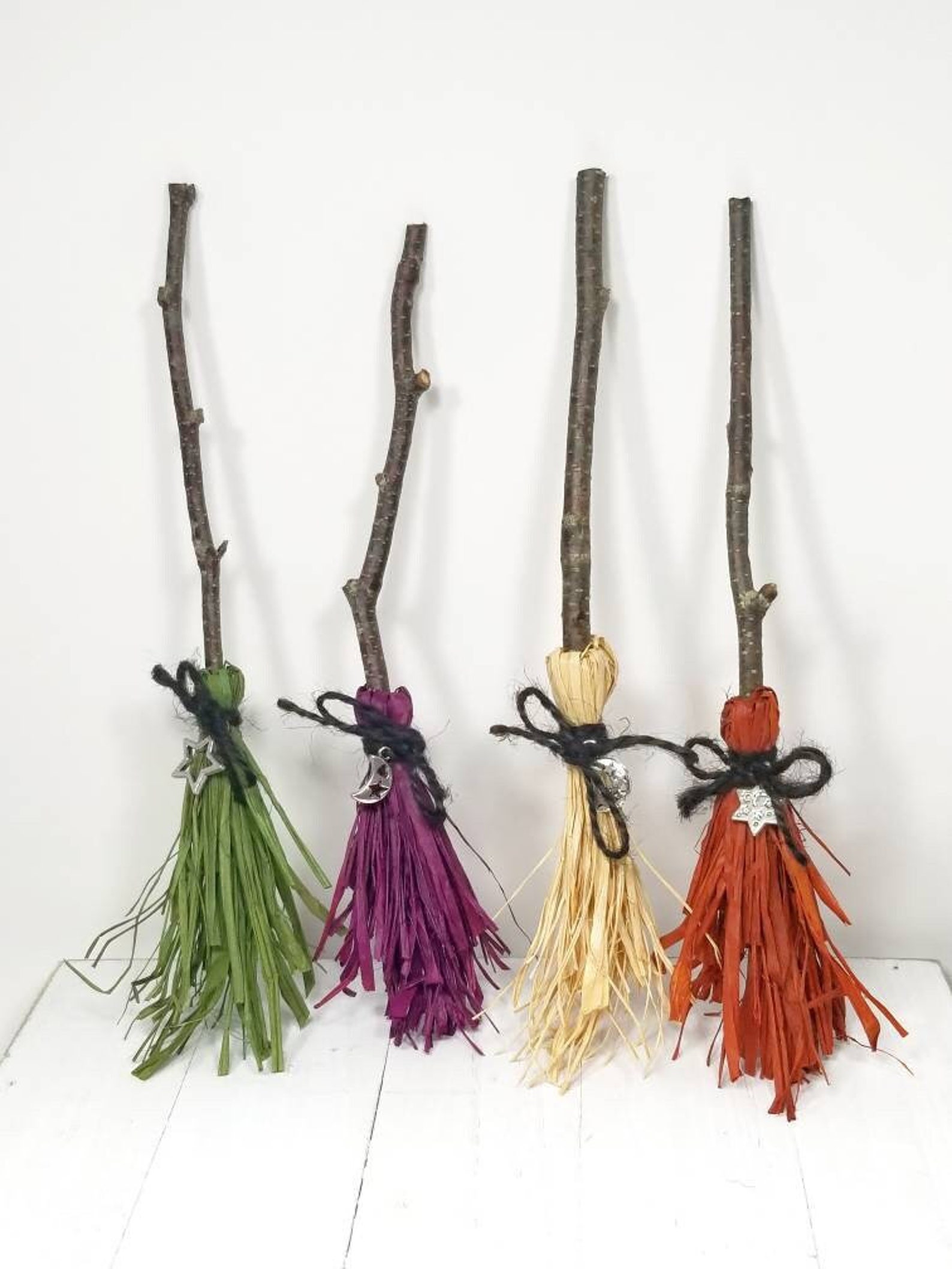 Mini Witch Broom Decoration for Tiered Tray Choose Color Etsy