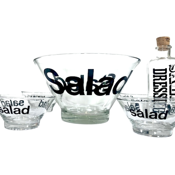Salad Dressing Bowls Etsy