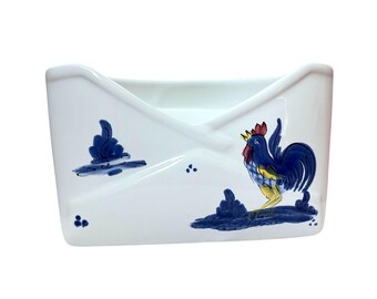 Ceramic Envelope Shaped Mail Holder By Anna Maioliche Made In Italy