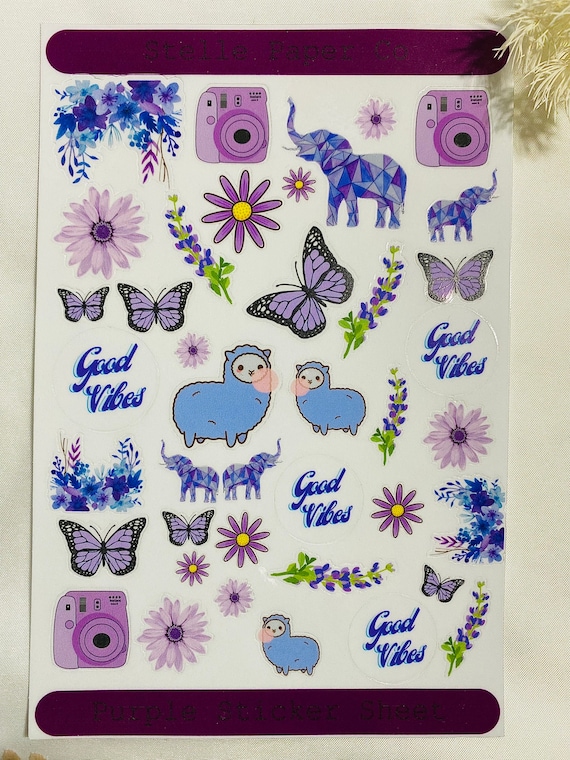 clear vinyl sticker sheet