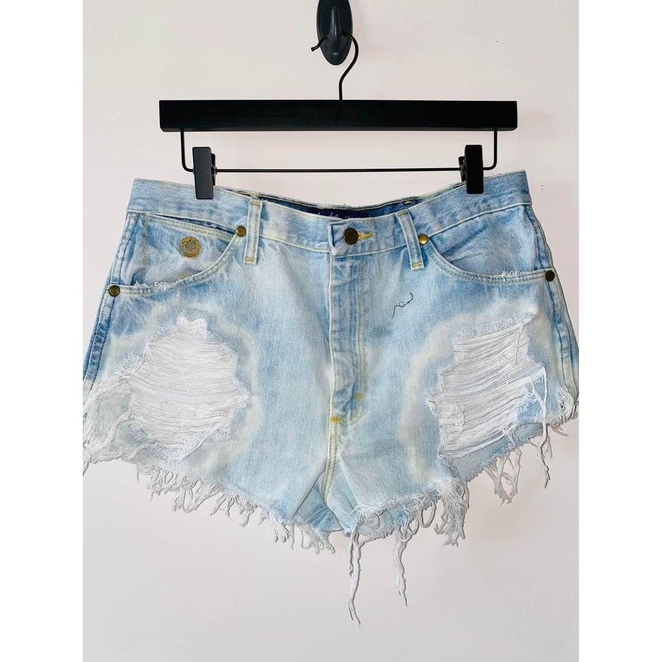 P2 Wrangler Cutoff Jean Shorts Denim 