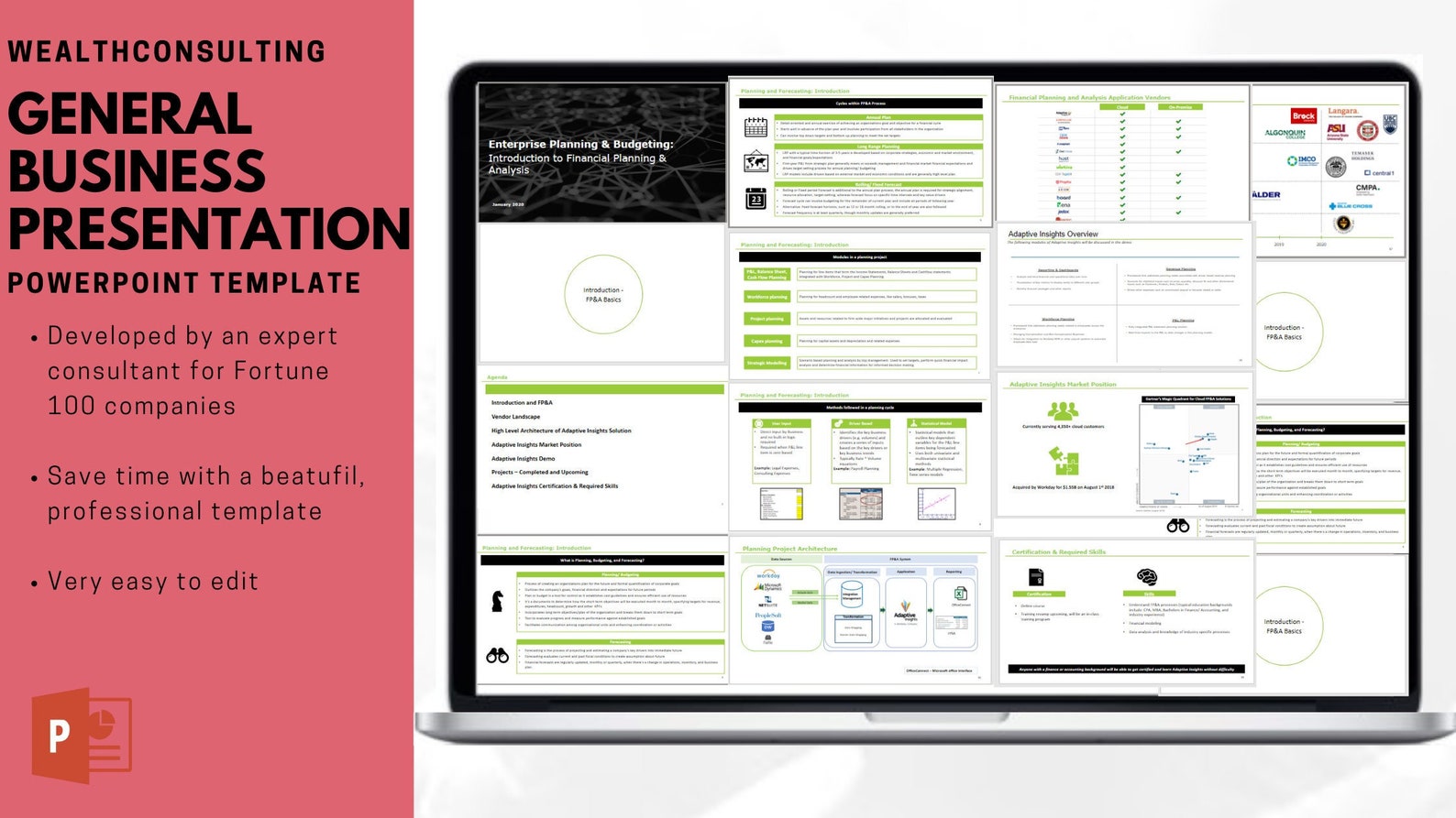 General Business Powerpoint Template – Professional Presentation (MS ...