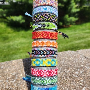 Friendship Bracelets, String and Chevron Bracelet