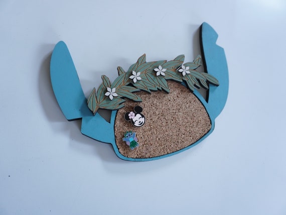 Disney Inspired Stitch Cork Pin Board 