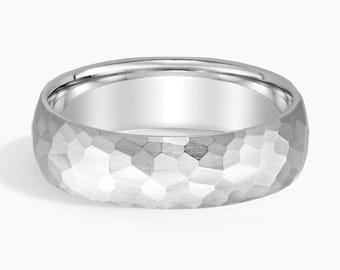 6mm Platinum Wedding Ring – Solid Comfort Fit Band for Men & Women,  Platinum, 1.5mm Thick Classic Ring