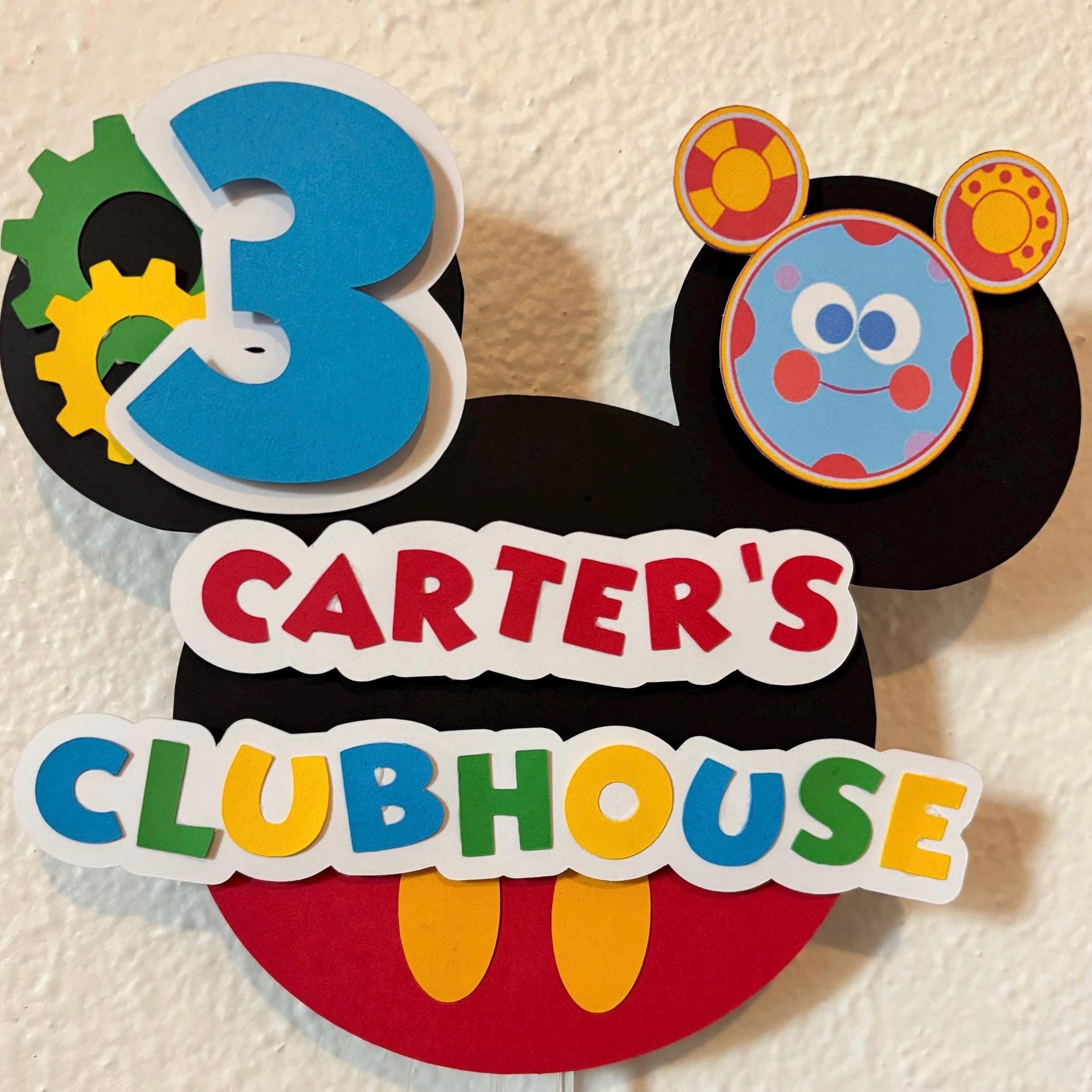 Mouse inspired Clubhouse - Cake Topper