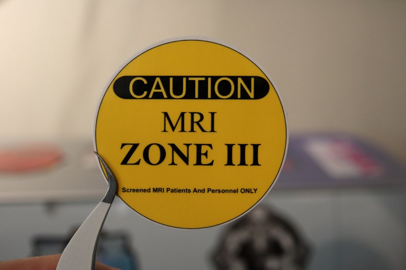 MRI Zone 3 Sticker, Mri Safety, MRI Humor, Radiology, Xray Tech, MRI
