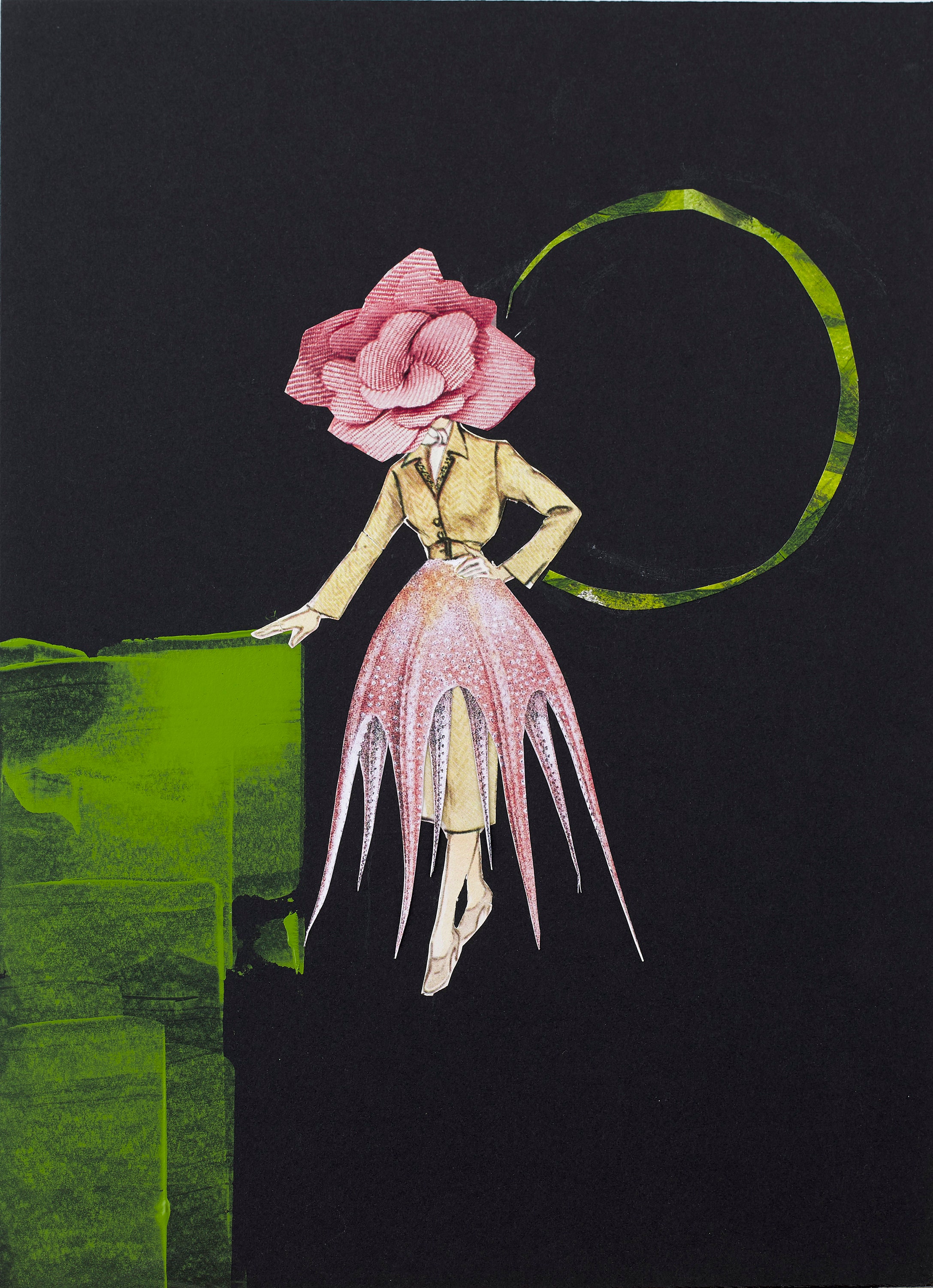 A4 surrealist style collage print