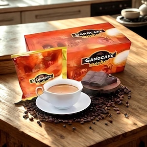 4 Boxes Ganocafe Mocha Instant Coffee X 15 Sachets