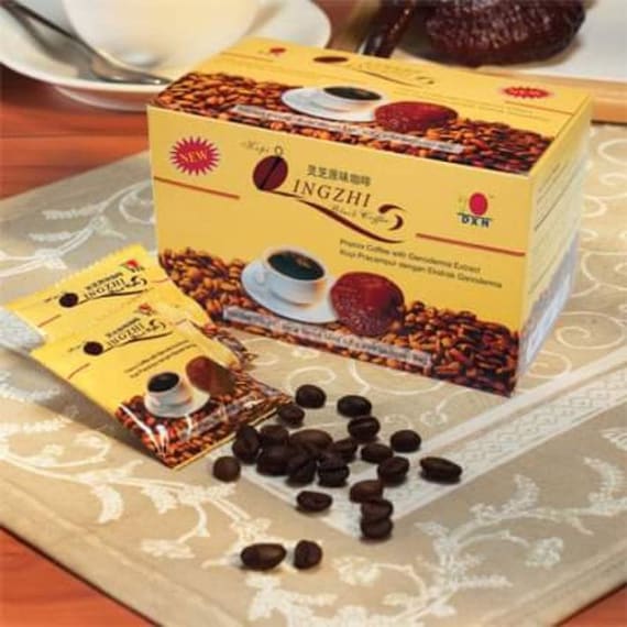 2 Packs DXN Lingzhi Black Coffee 2 in 1 Instant Cafe With Sugar - Etsy