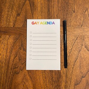 Notatnik GAY AGENDA Lista kontrolna Lista rzeczy do zrobienia Prezent nowości PRIDE Tęczowa biała księga Biuro