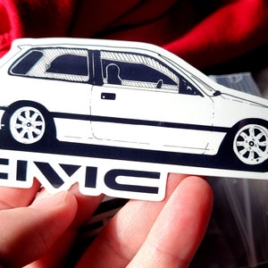 EF Civic Sticker